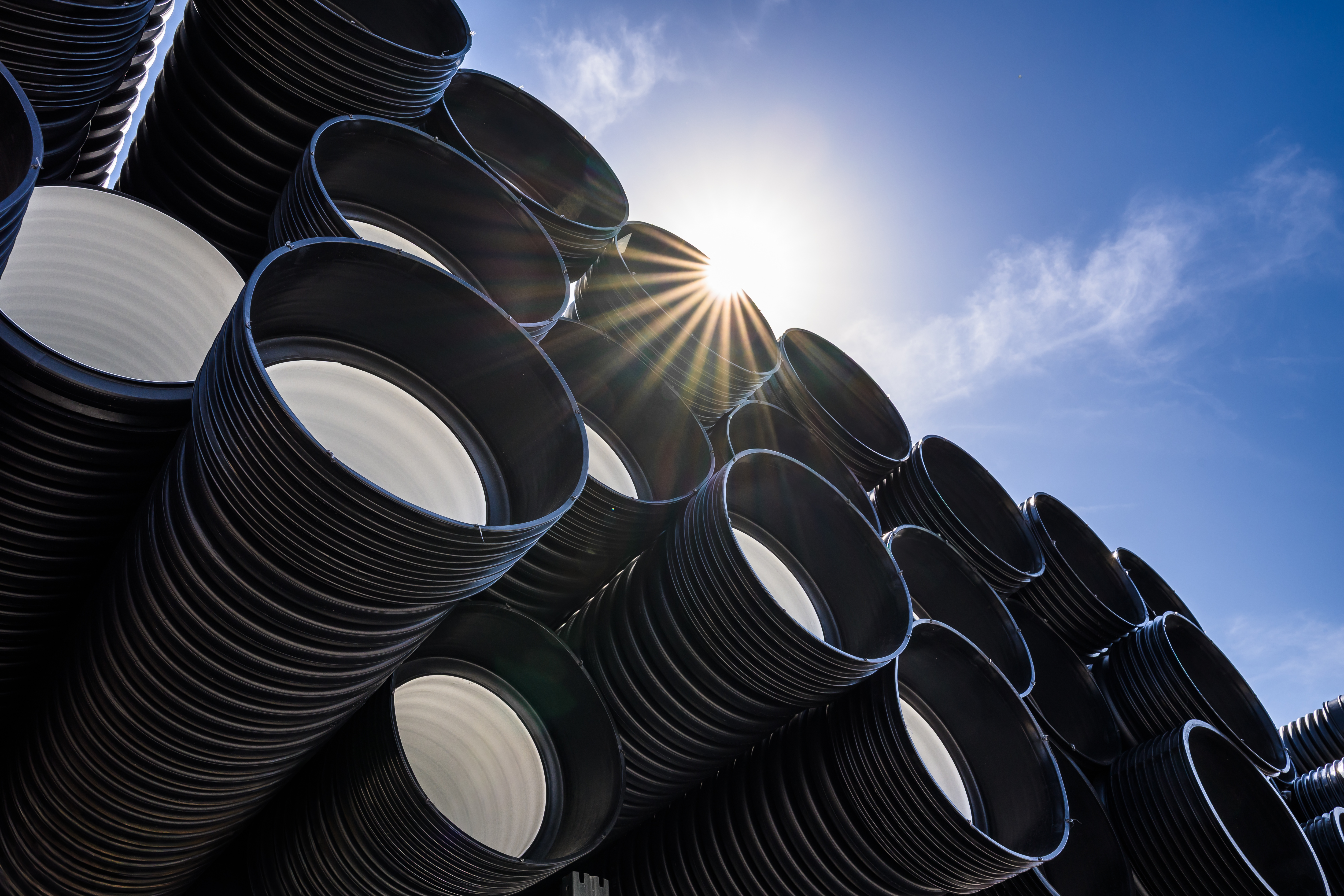 PP Corrugated pipes, SN4