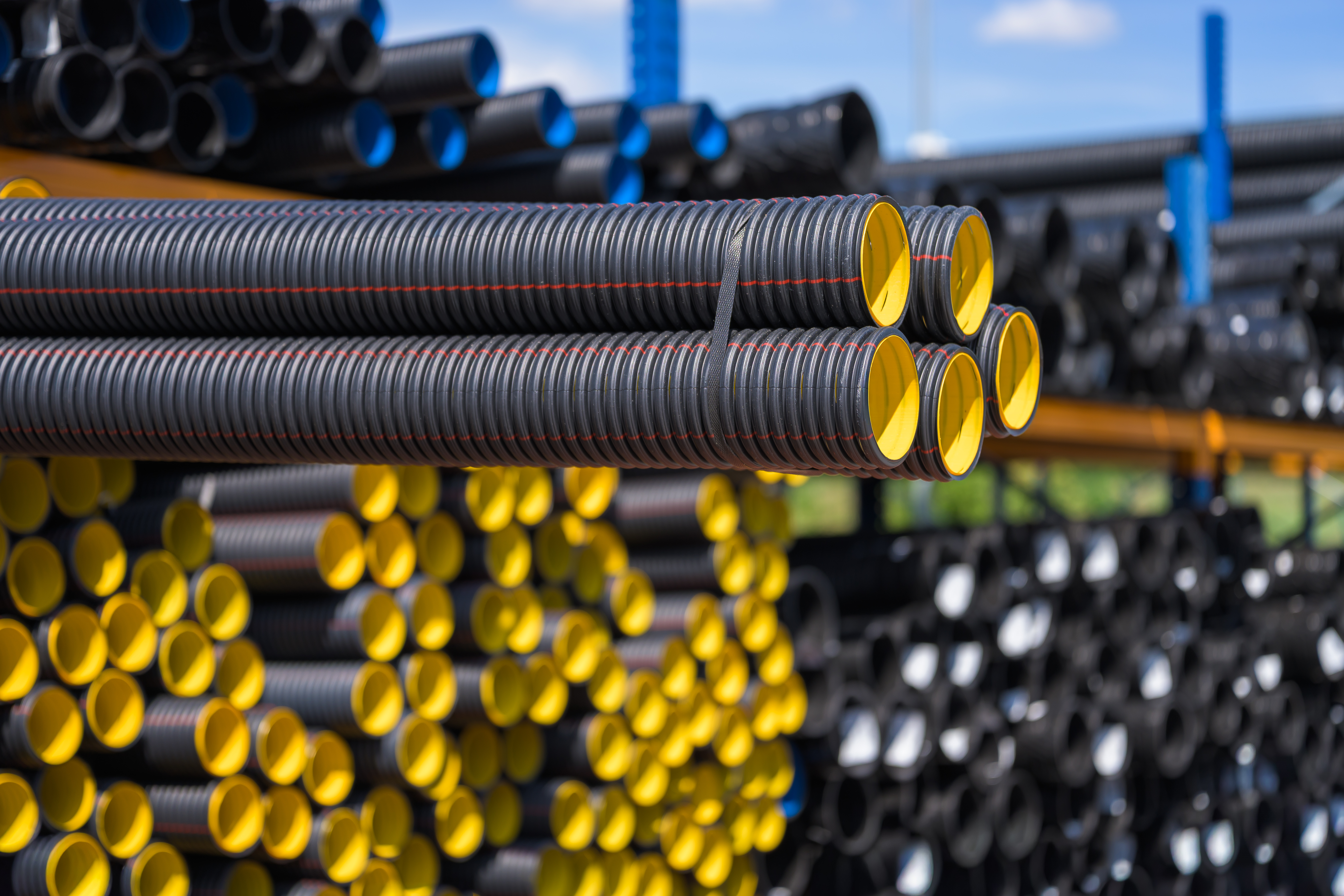HDPE Гофрирани канализационни тръби, SN8