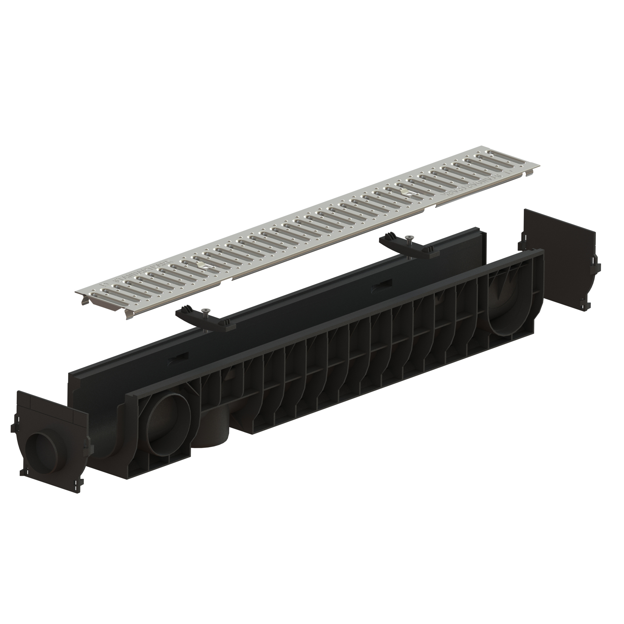 Linear drains PP, 1000x160x155, Class A15