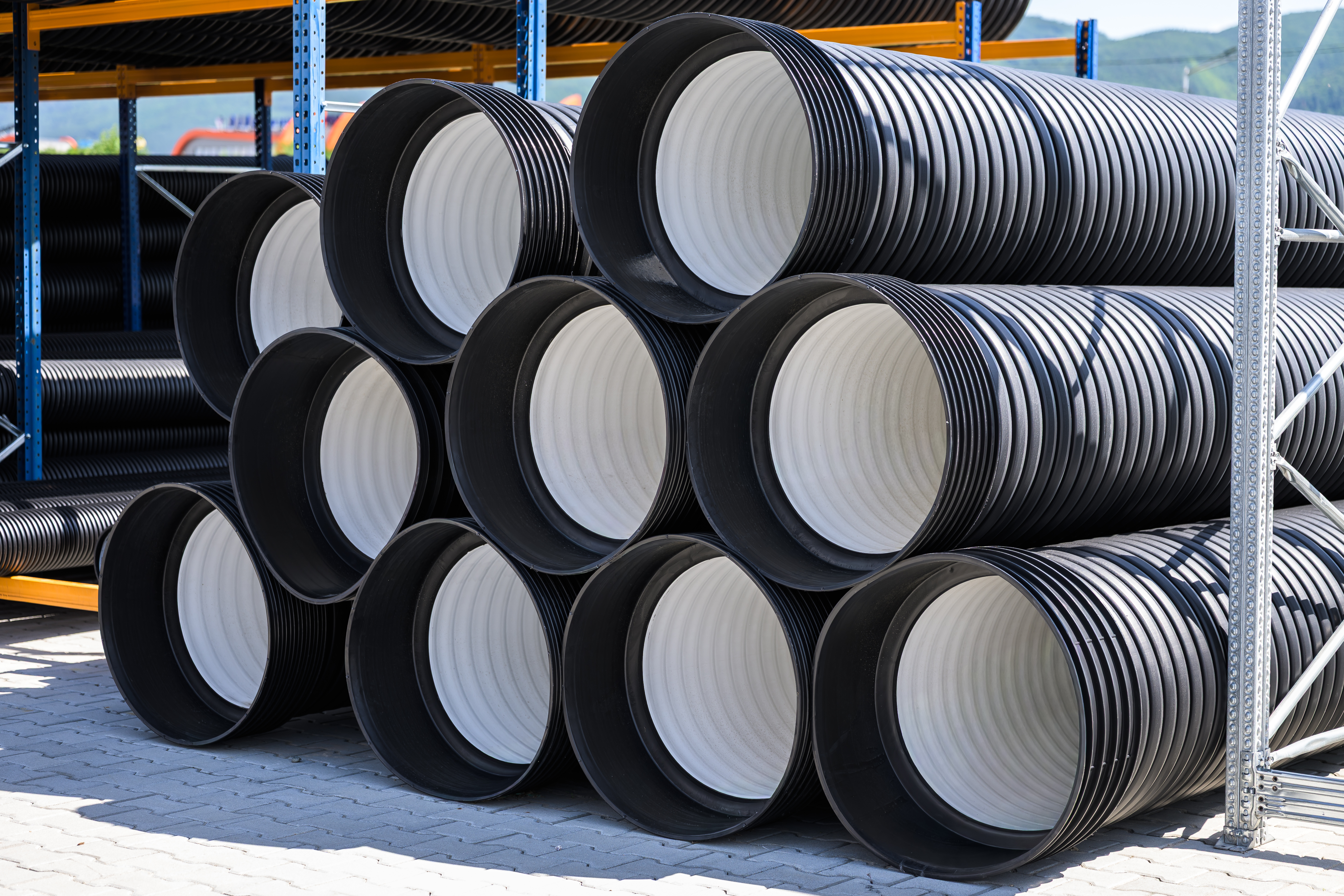 HDPE Гофрирани канализационни тръби, SN10